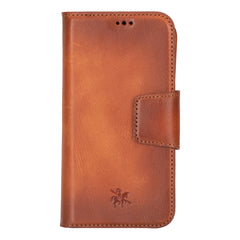 Vicenza RFID Blocking Detachable Leather Wallet Case for iPhone 16