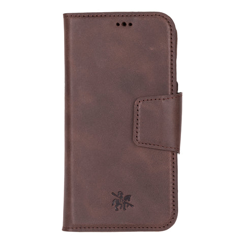 Funda tipo billetera de cuero desmontable con bloqueo RFID Ravenna para iPhone 15 Pro