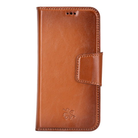 Funda tipo billetera de cuero desmontable con bloqueo RFID Ravenna para iPhone 15 Pro