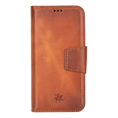Funda tipo billetera de cuero desmontable con bloqueo RFID Ravenna para iPhone 15 Plus