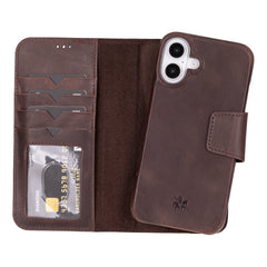 Funda tipo billetera de cuero desmontable con bloqueo RFID Ravenna para iPhone 15 Plus