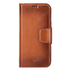 Funda tipo billetera de cuero desmontable con bloqueo RFID Ravenna para iPhone 15 Plus