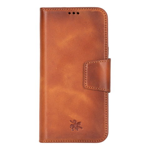 Funda tipo cartera de cuero desmontable con bloqueo RFID Ravenna para iPhone 15 Pro Max