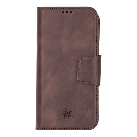 Funda tipo cartera de cuero desmontable con bloqueo RFID Ravenna para iPhone 15 Pro Max