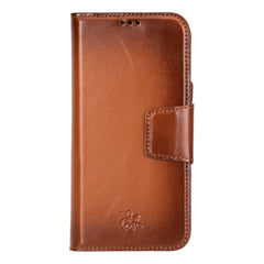 Funda tipo cartera de cuero desmontable con bloqueo RFID Ravenna para iPhone 15 Pro Max
