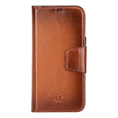 Funda tipo cartera de cuero desmontable con bloqueo RFID Ravenna para iPhone 15 Pro Max