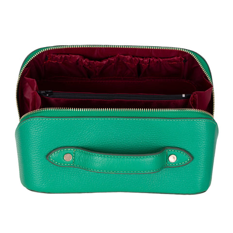 Ella Leather Make up Bag