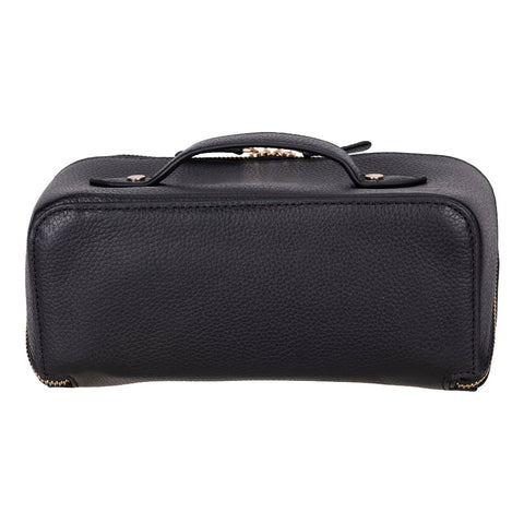 Ella Leather Makeup Bag