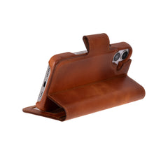 Vicenza RFID Blocking Detachable Leather Wallet Case for iPhone 16