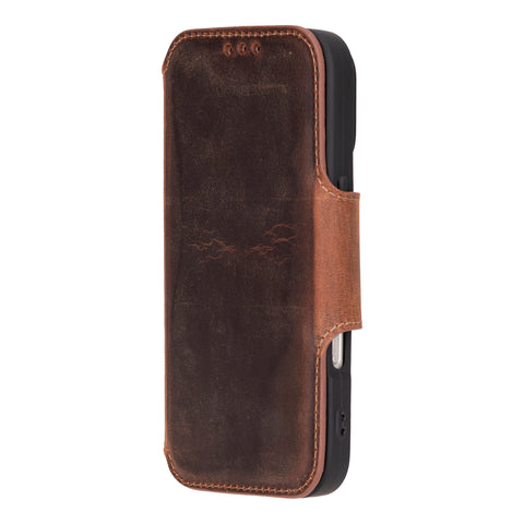 Firenze iPhone 16 Pro Leather Folio Case