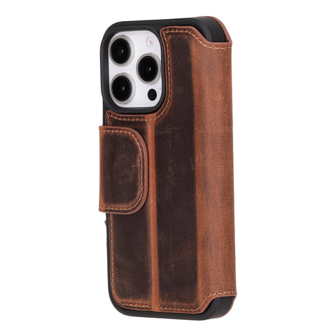 Firenze iPhone 16 Pro Max Leather Folio Case