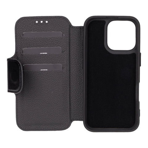 Firenze iPhone 16 Pro Max Leather Folio Case