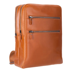 Hidden Castle Leather Backpack