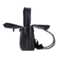 Hidden Castle Leather Backpack