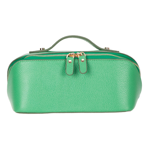 Ella Leather Make up Bag