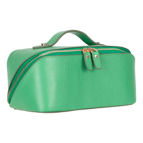 Ella Leather Make up Bag