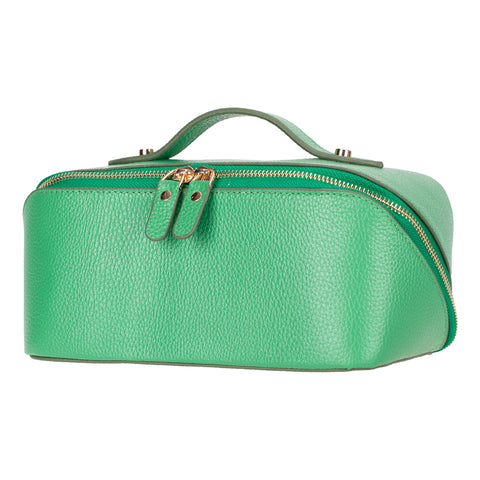 Ella Leather Make up Bag