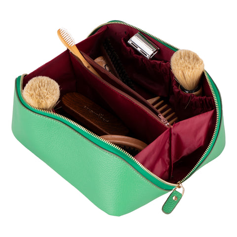 Ella Leather Make up Bag