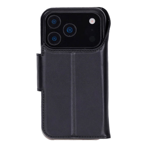 Elite Magic iPhone 17 Pro Max Leather Detachable Wallet Case