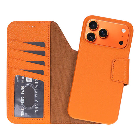 Elite Magic iPhone 17 Pro Max Leather Detachable Wallet Case