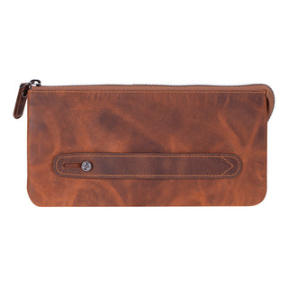 Majeste Leather Clutch Bag