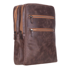 Hidden Castle Leather Backpack