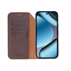 Funda tipo billetera de cuero con bloqueo RFID Florence-flex para Google Pixel 8