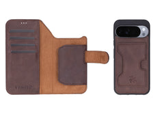 Funda tipo billetera de cuero con bloqueo RFID Florence-flex para Google Pixel 8