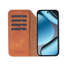 Funda tipo billetera de cuero con bloqueo RFID Florence-flex para Google Pixel 8