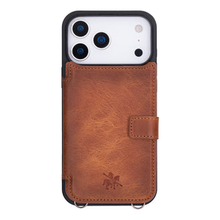 Fermo Leather Crossbody Wallet Phone Case for iPhone 17 Pro Max