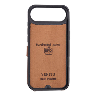 Fermo Funda de cuero para teléfono con billetera cruzada para iPhone 15 Plus