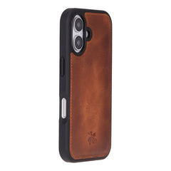 Lucca Snap On Leather Case for iPhone 16