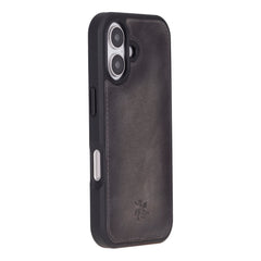 Lucca Snap On Leather Case for iPhone 16