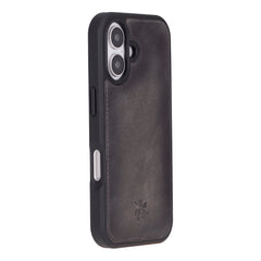 Lucca Snap On Leather Case for iPhone 16