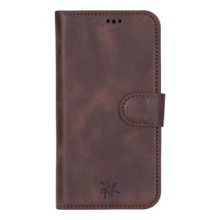 Ravenna RFID Blocking Detachable Leather Wallet Case for iPhone 16