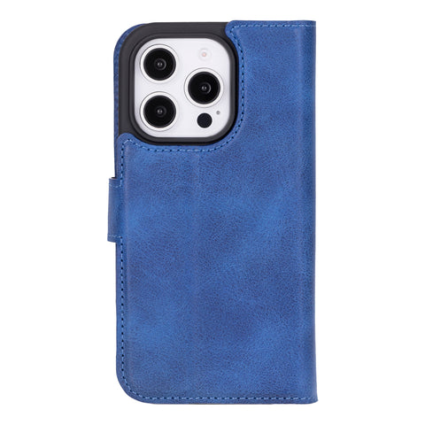 Ravenna RFID Blocking Detachable Leather Wallet Case for iPhone 16 Pro Max