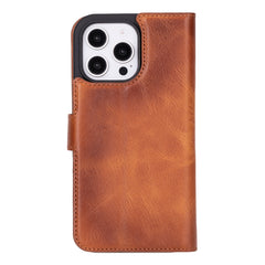 Funda tipo cartera de cuero desmontable con bloqueo RFID Ravenna para iPhone 15 Pro Max