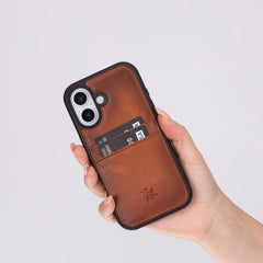 Capri Snap On Leather Wallet Case for iPhone 16