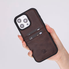 Capri Snap On Leather Wallet Case for iPhone 16 Pro Max