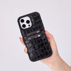 Capri Snap On Leather Wallet Case for iPhone 16 Pro Max