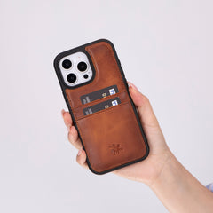 Capri Snap On Leather Wallet Case for iPhone 16 Pro Max