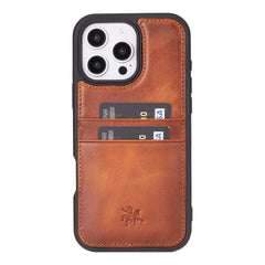 Capri Snap On Leather Wallet Case for iPhone 16 Pro Max