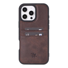 Capri Snap On Leather Wallet Case for iPhone 16 Pro Max