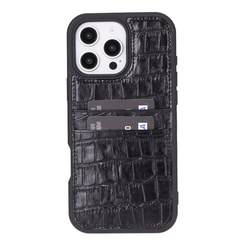 Capri Snap On Leather Wallet Case for iPhone 16 Pro Max