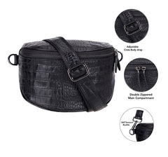 Alora Leather Crossbody Bag