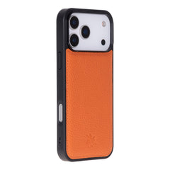 Funda de cuero Lucca Snap On para iPhone 15 Pro