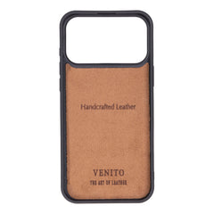 Funda de cuero Lucca Snap On para iPhone 15 Pro