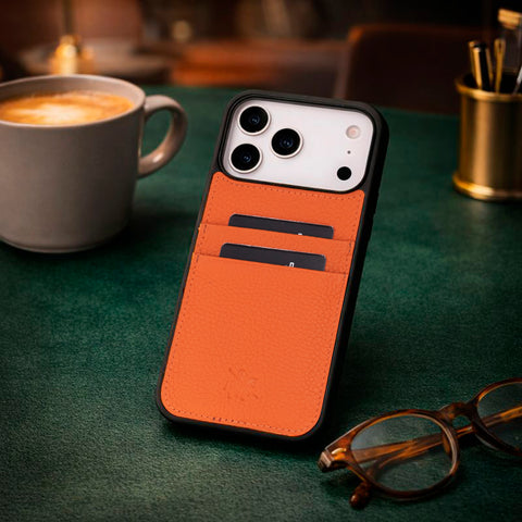 Capri Snap On Leather Wallet Case for iPhone 17 Pro Max