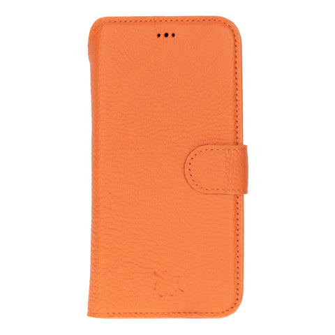Funda tipo billetera de cuero con bloqueo RFID Florence para iPhone 15 Pro Max