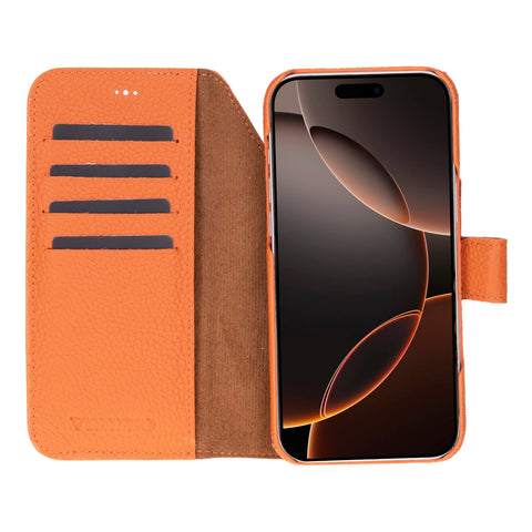 Florence RFID Blocking Leather Wallet Case for iPhone 17 Pro